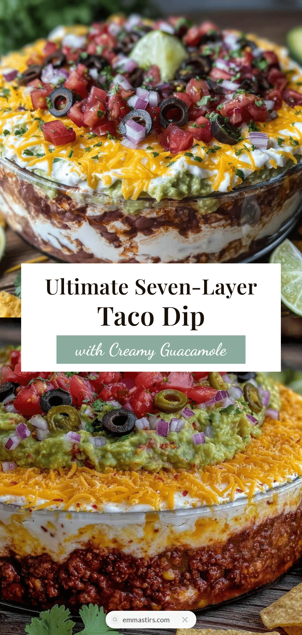 seven-layer taco dip recipe