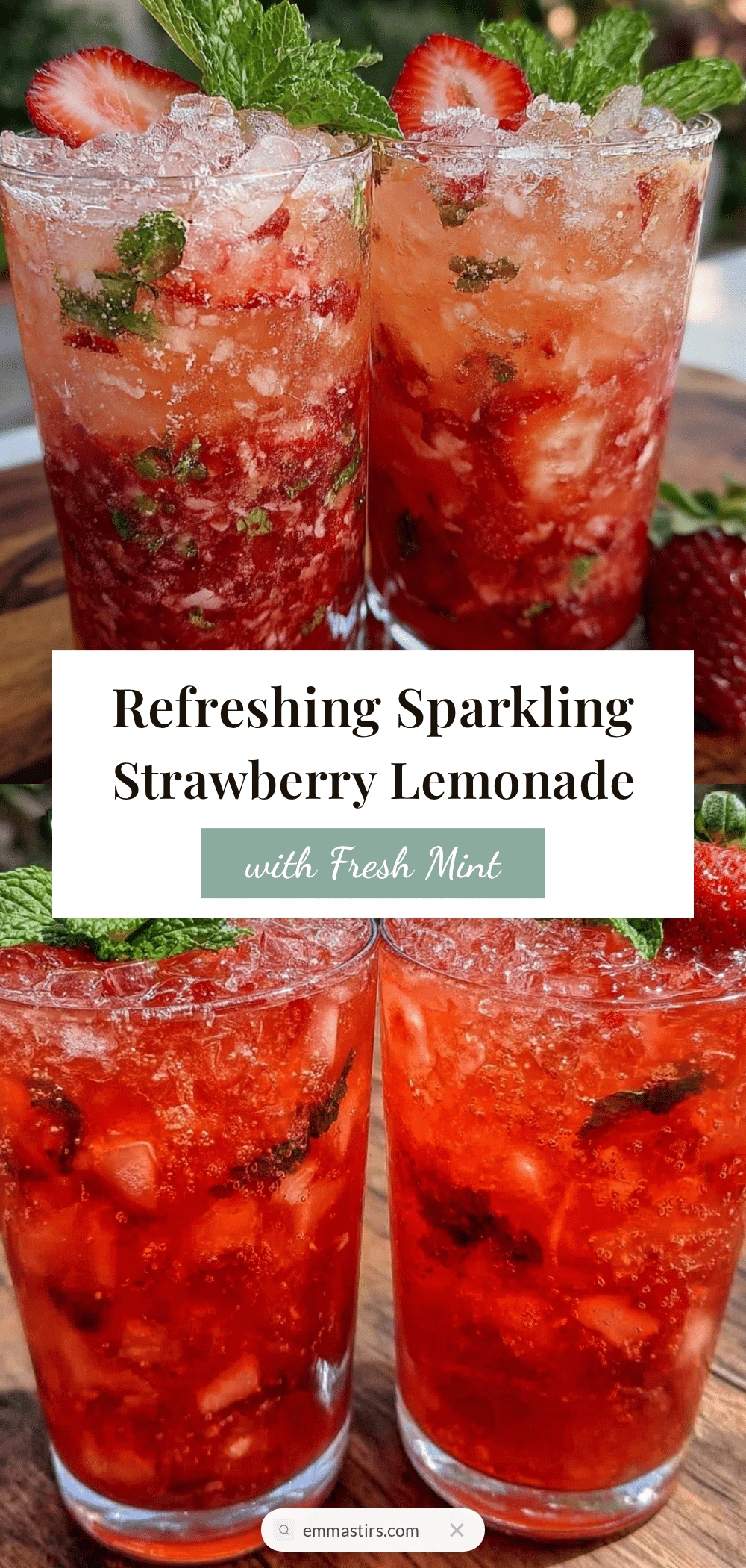 sparkling strawberry lemonade recipe