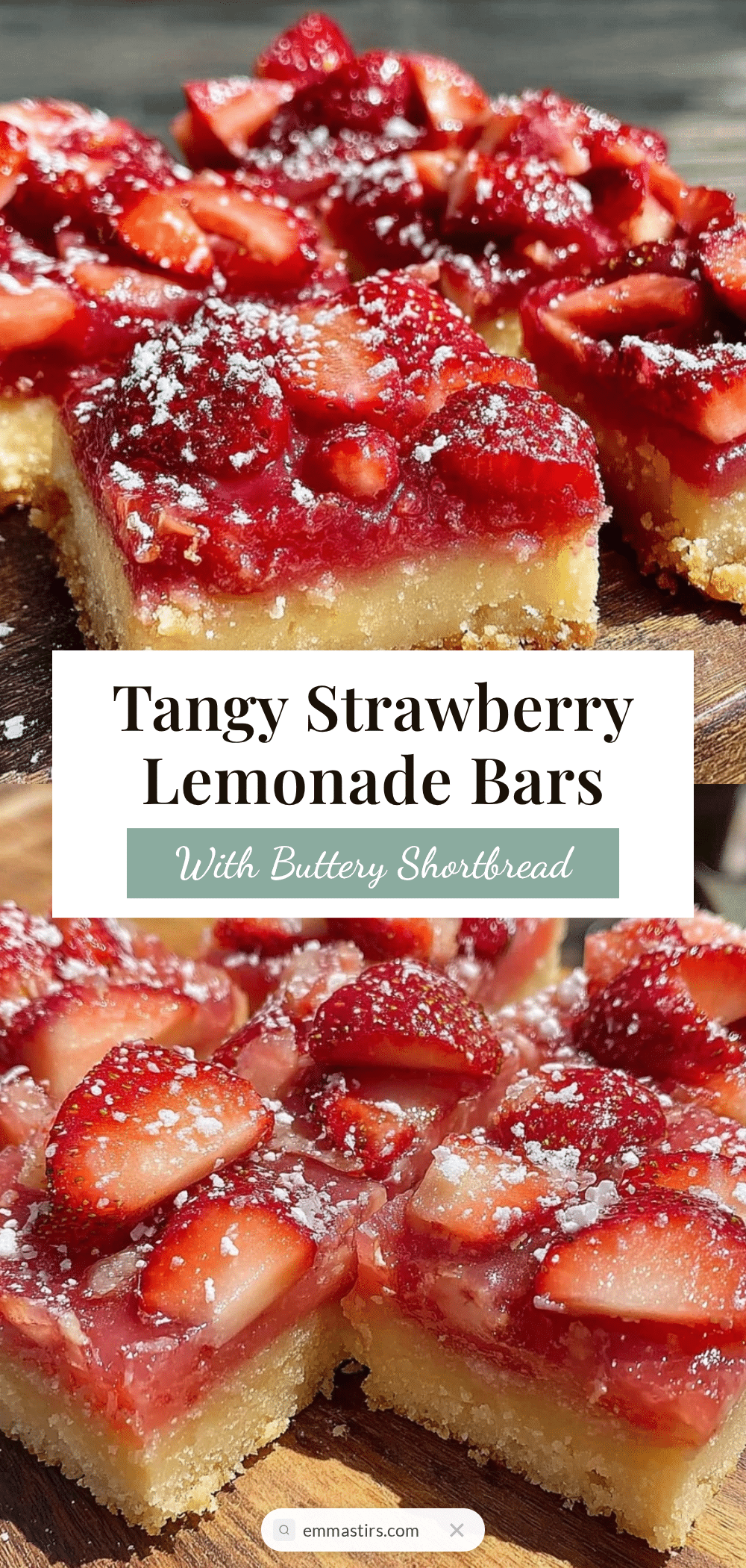 strawberry lemonade bars recipe