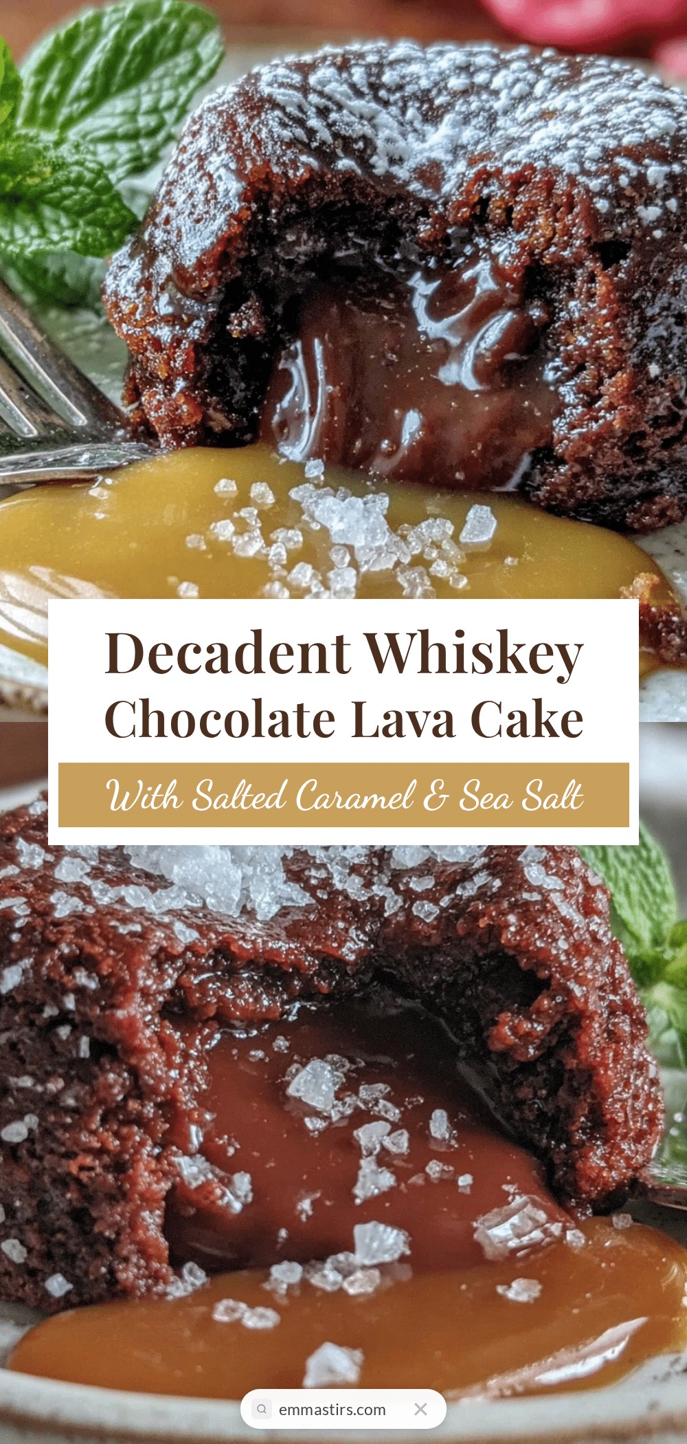 whiskey chocolate lava cake recipe