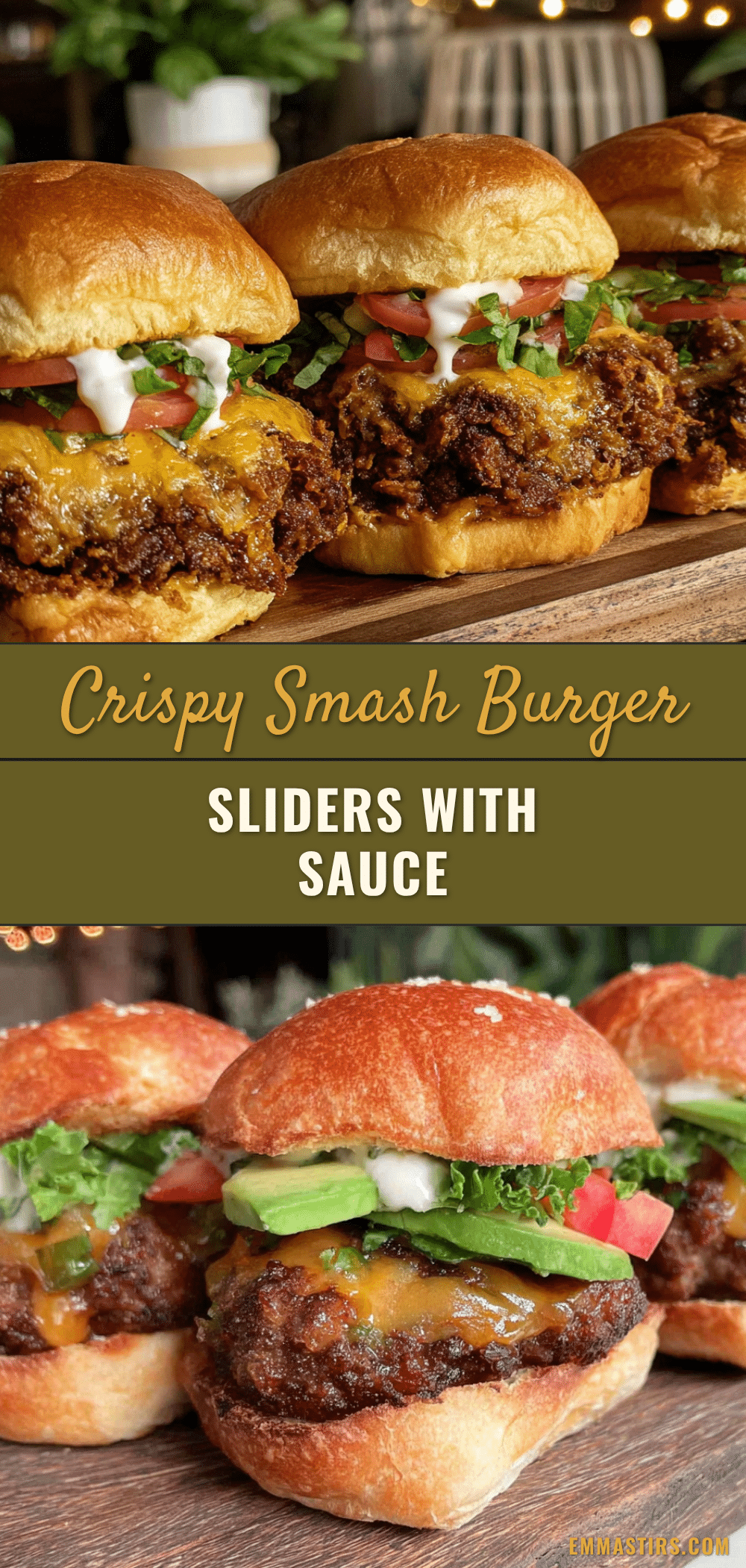 crispy smash burger sliders recipe