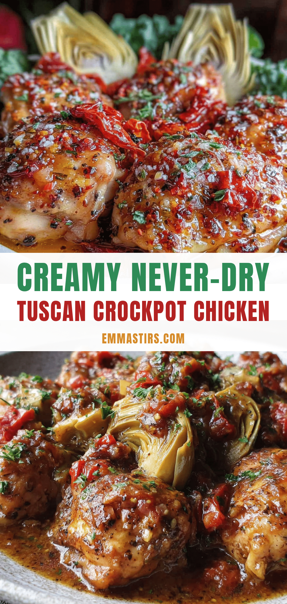 crockpot tuscan chicken recipe