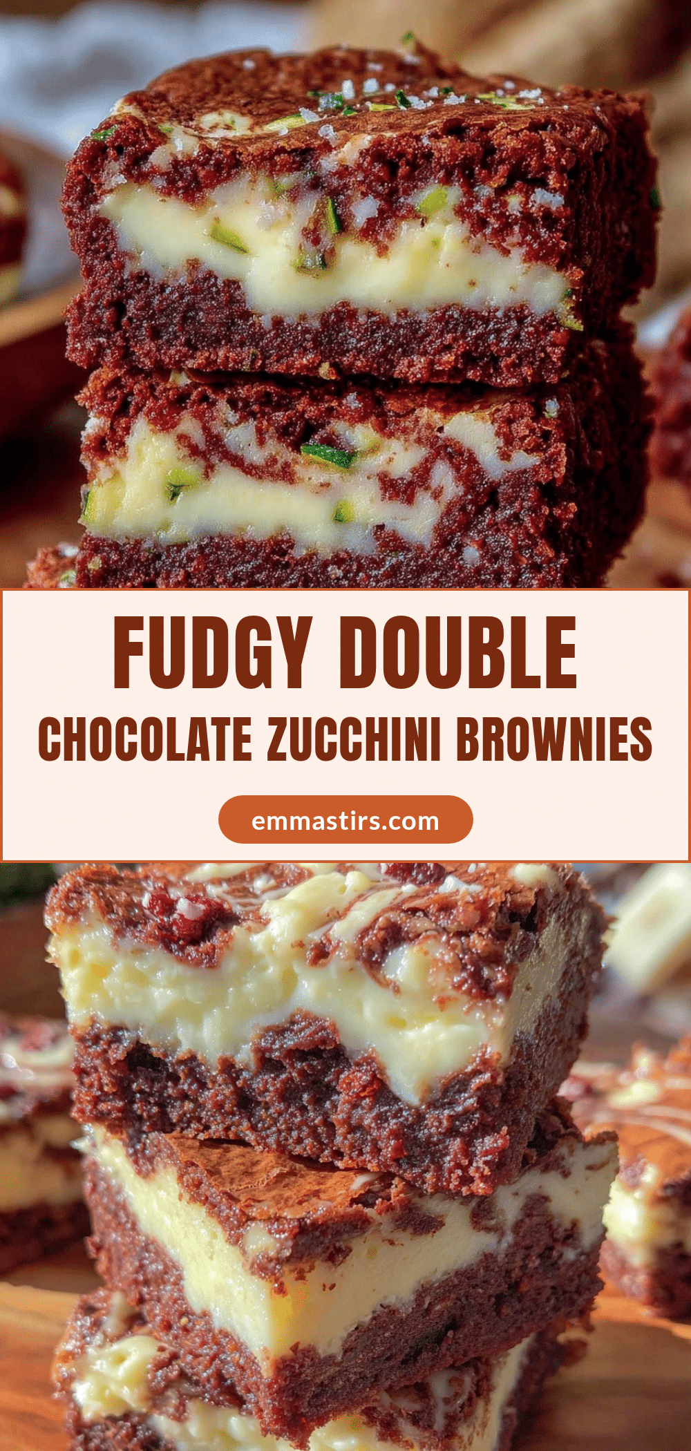 double chocolate zucchini brownies recipe
