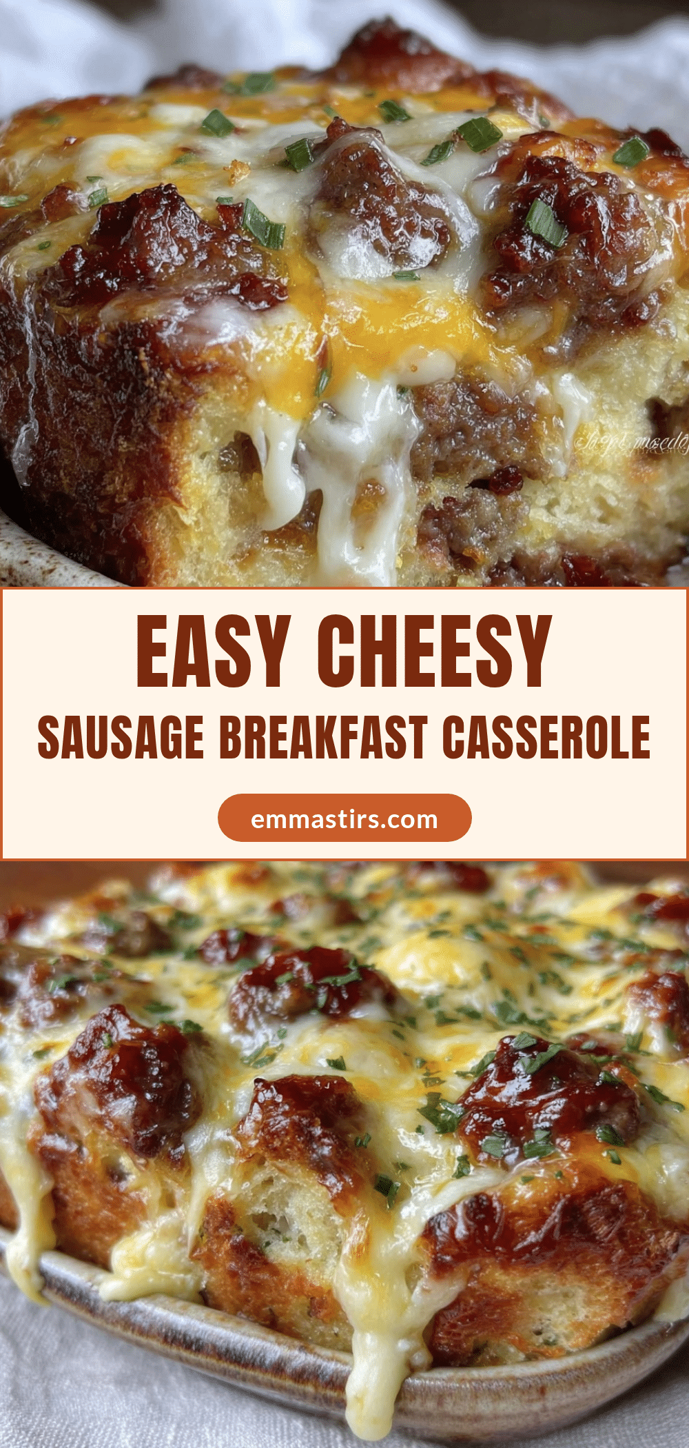 easy cheesy sausage breakfast casserole recipe