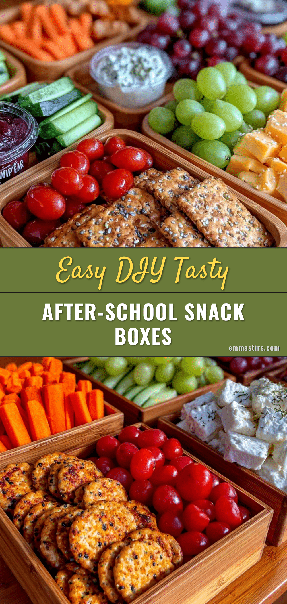 easy DIY after-school snack boxes recipe