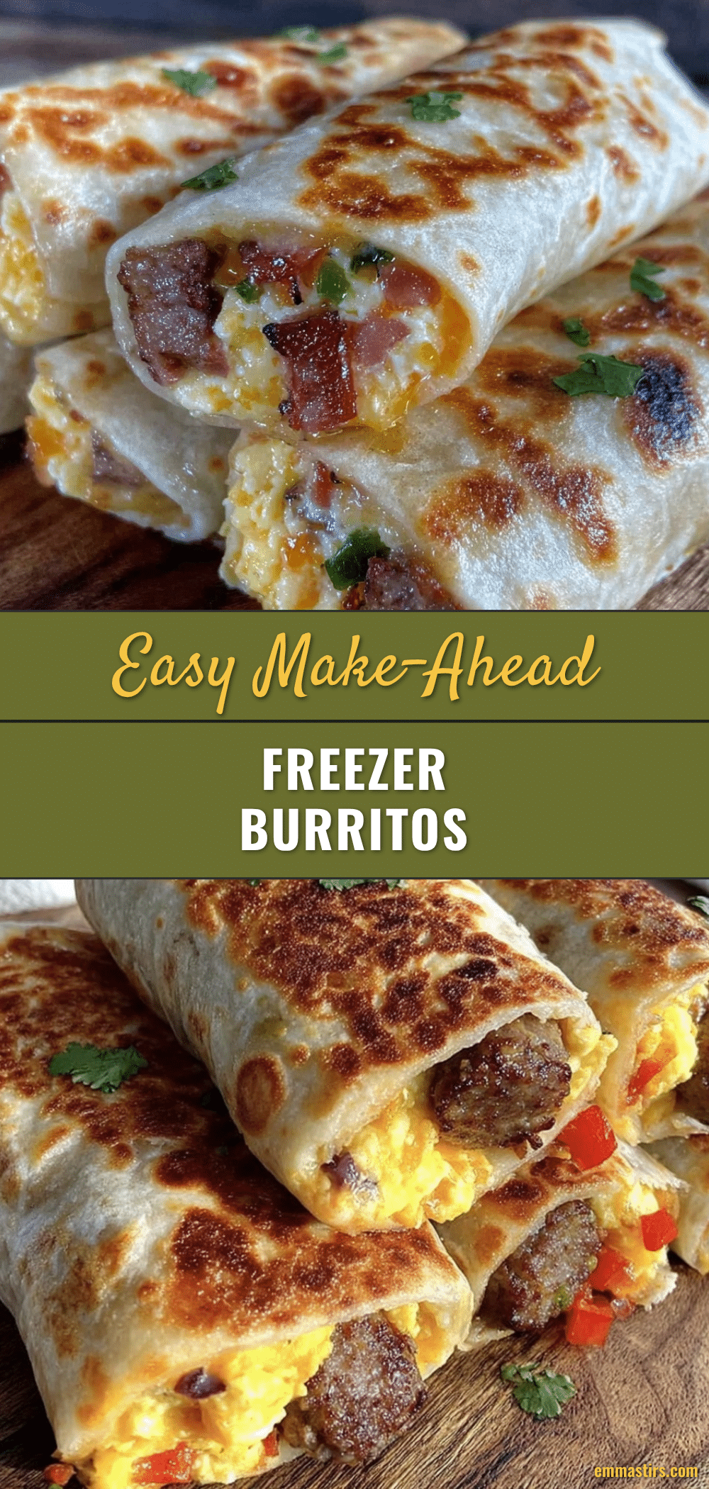 easy make-ahead freezer burritos recipe