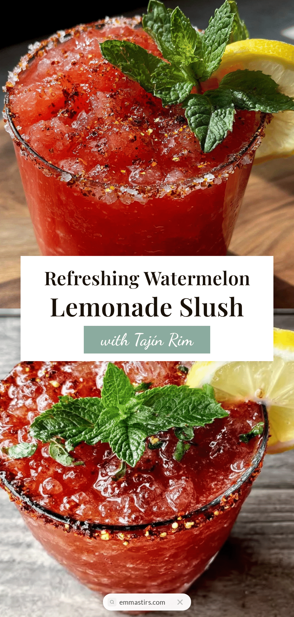 fresh watermelon lemonade slush recipe