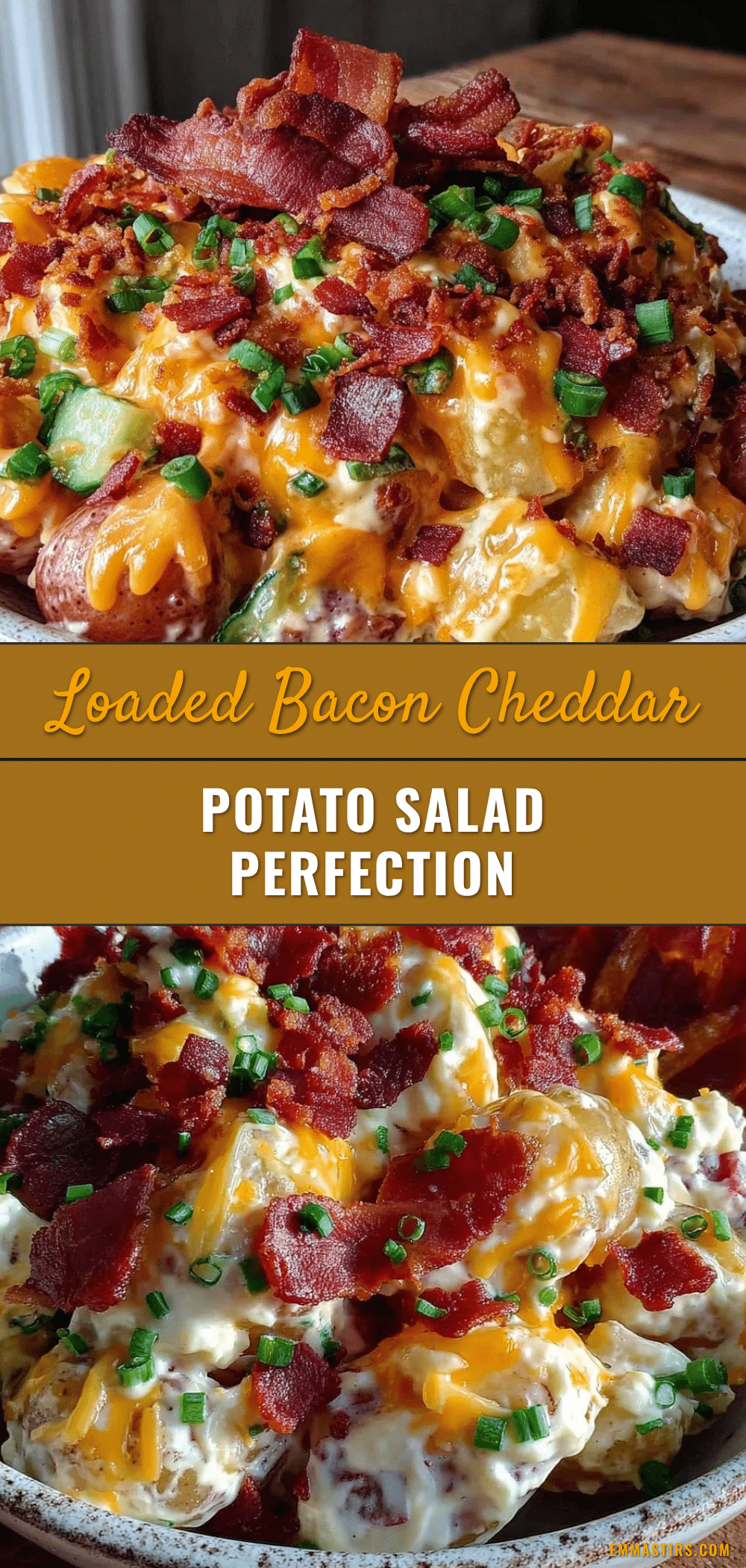 loaded bacon cheddar potato salad recipe