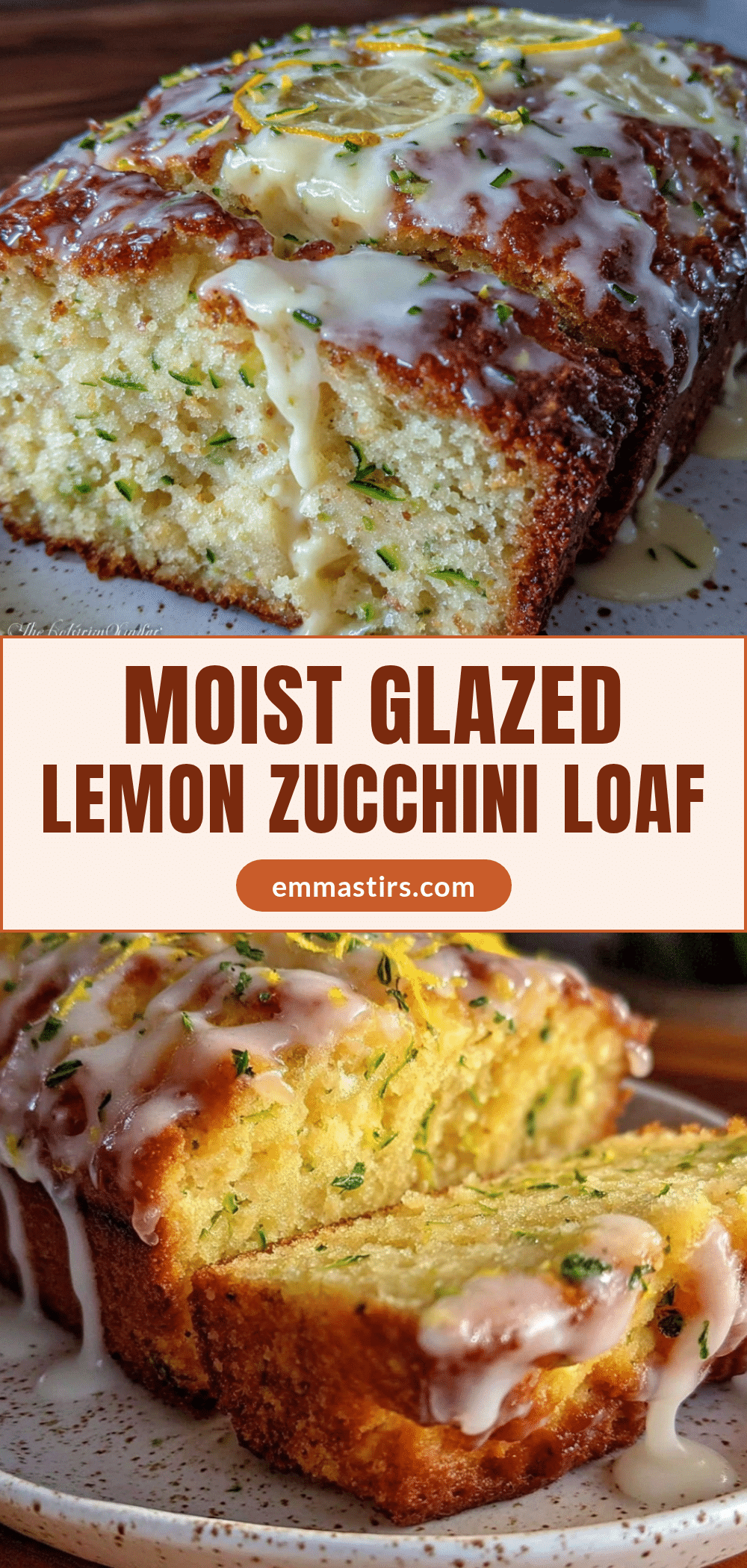 moist glazed lemon zucchini loaf recipe