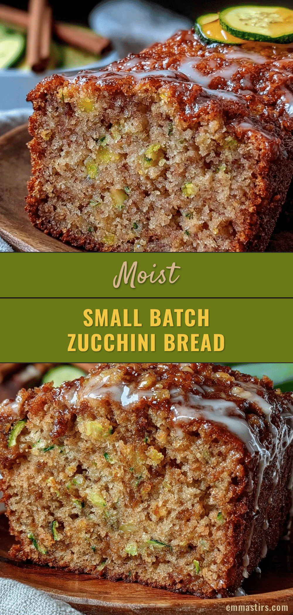 moist small batch zucchini bread recipe