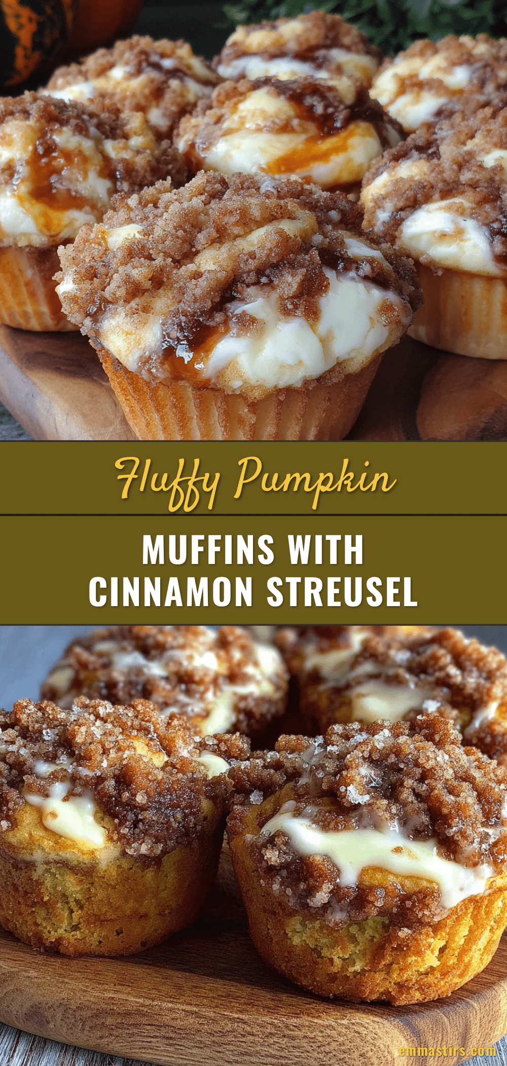 pumpkin cream cheese muffins recipe