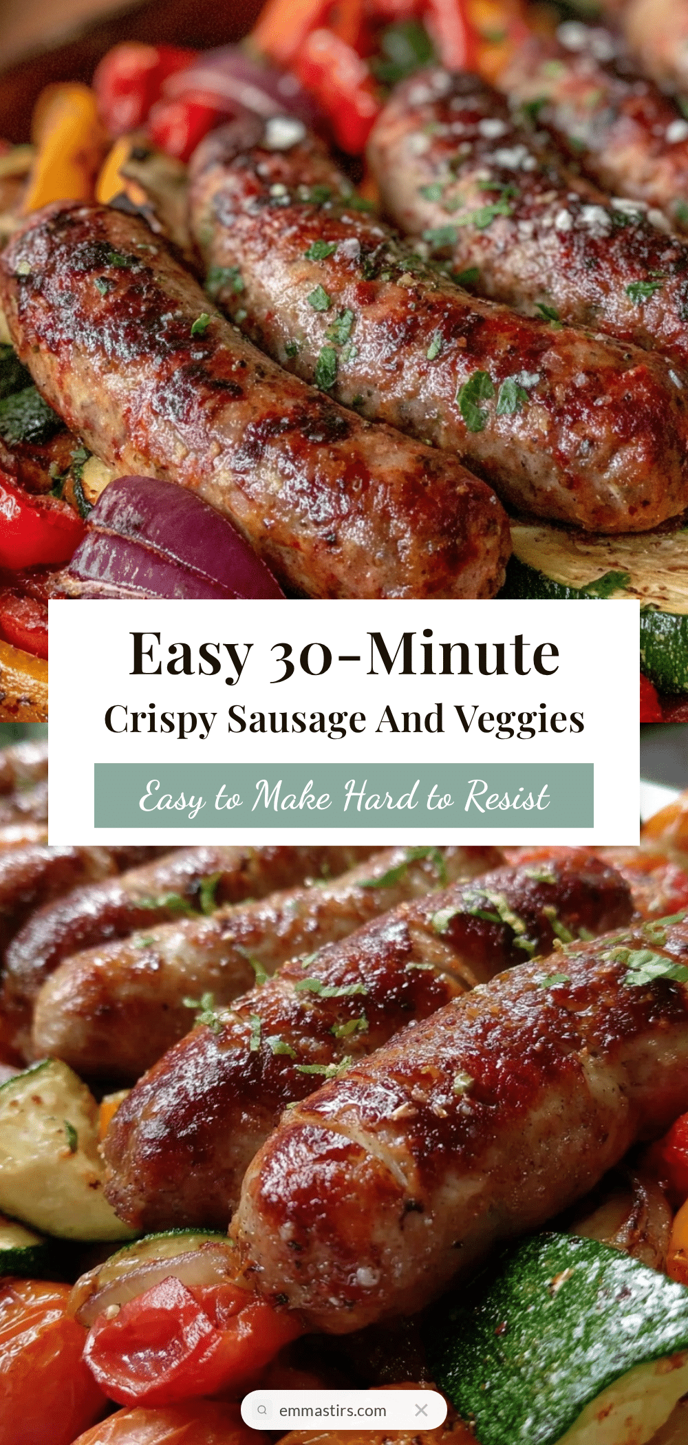 sheet pan sausage and veggies recipe