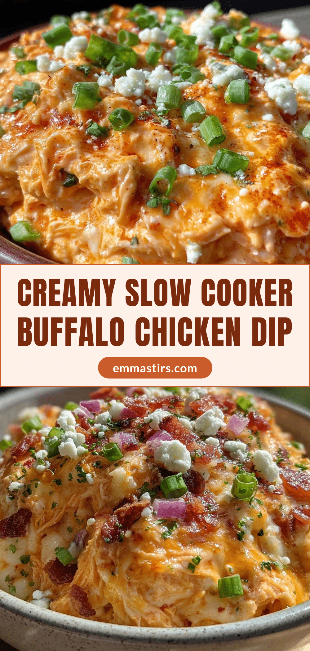 slow cooker buffalo chicken dip recipe