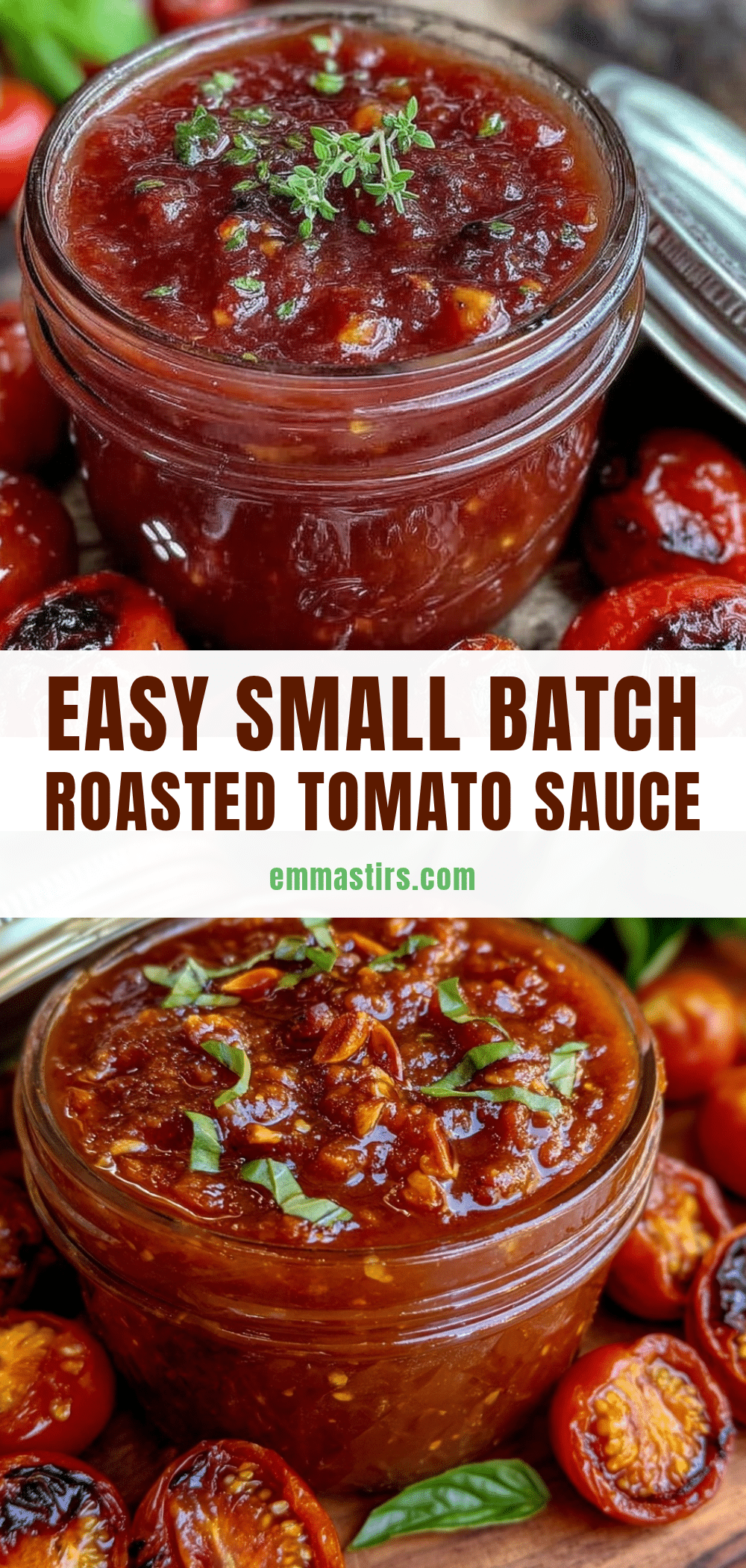 small batch roasted tomato sauce recipe