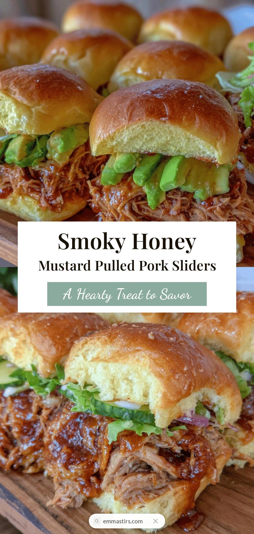 smoky honey mustard pulled pork sliders recipe