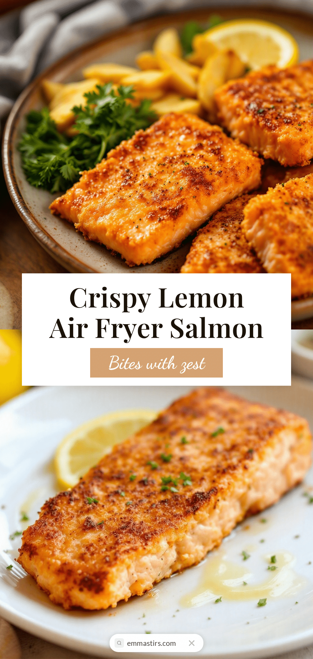 air fryer salmon bites recipe