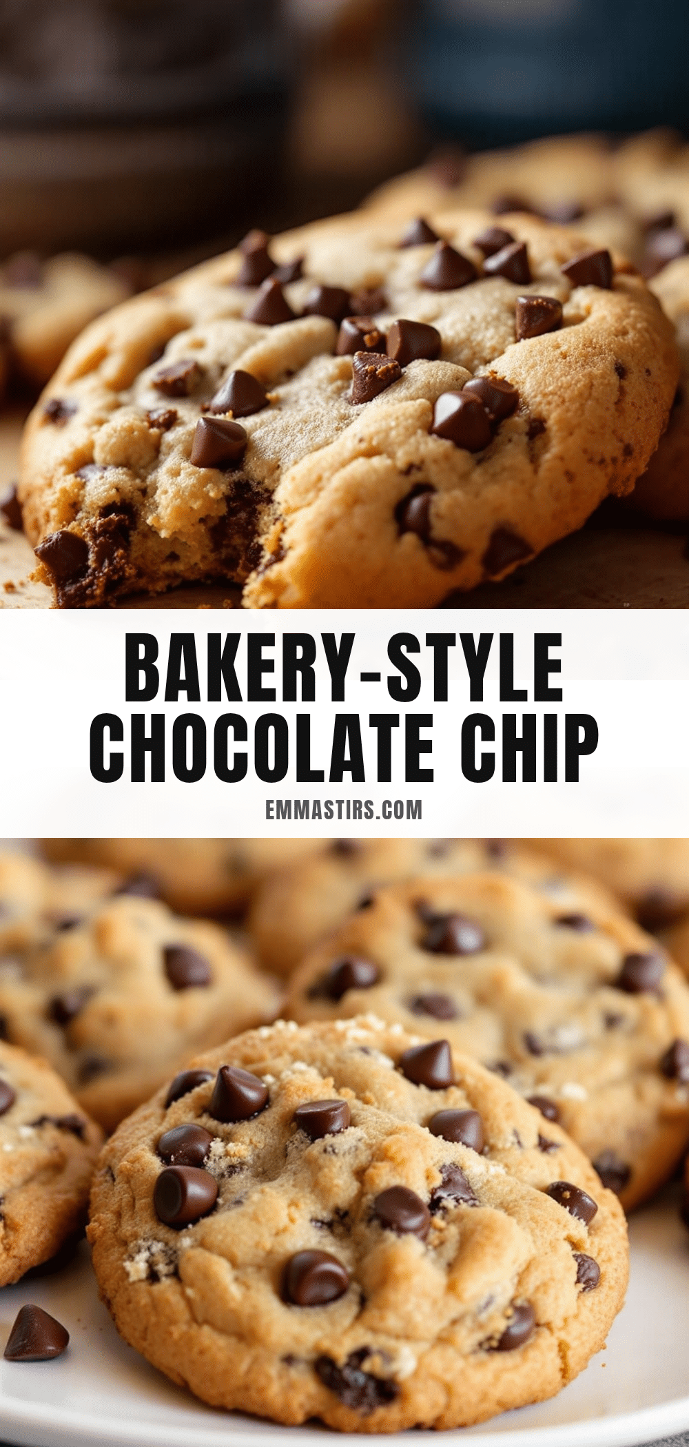 bakery-style chocolate chip cookies recipe