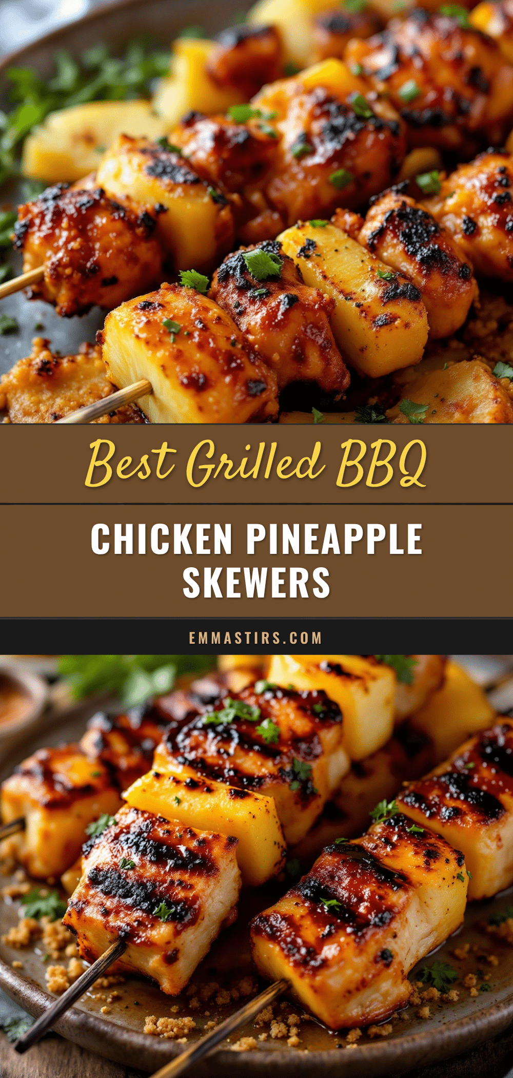 BBQ chicken skewers recipe