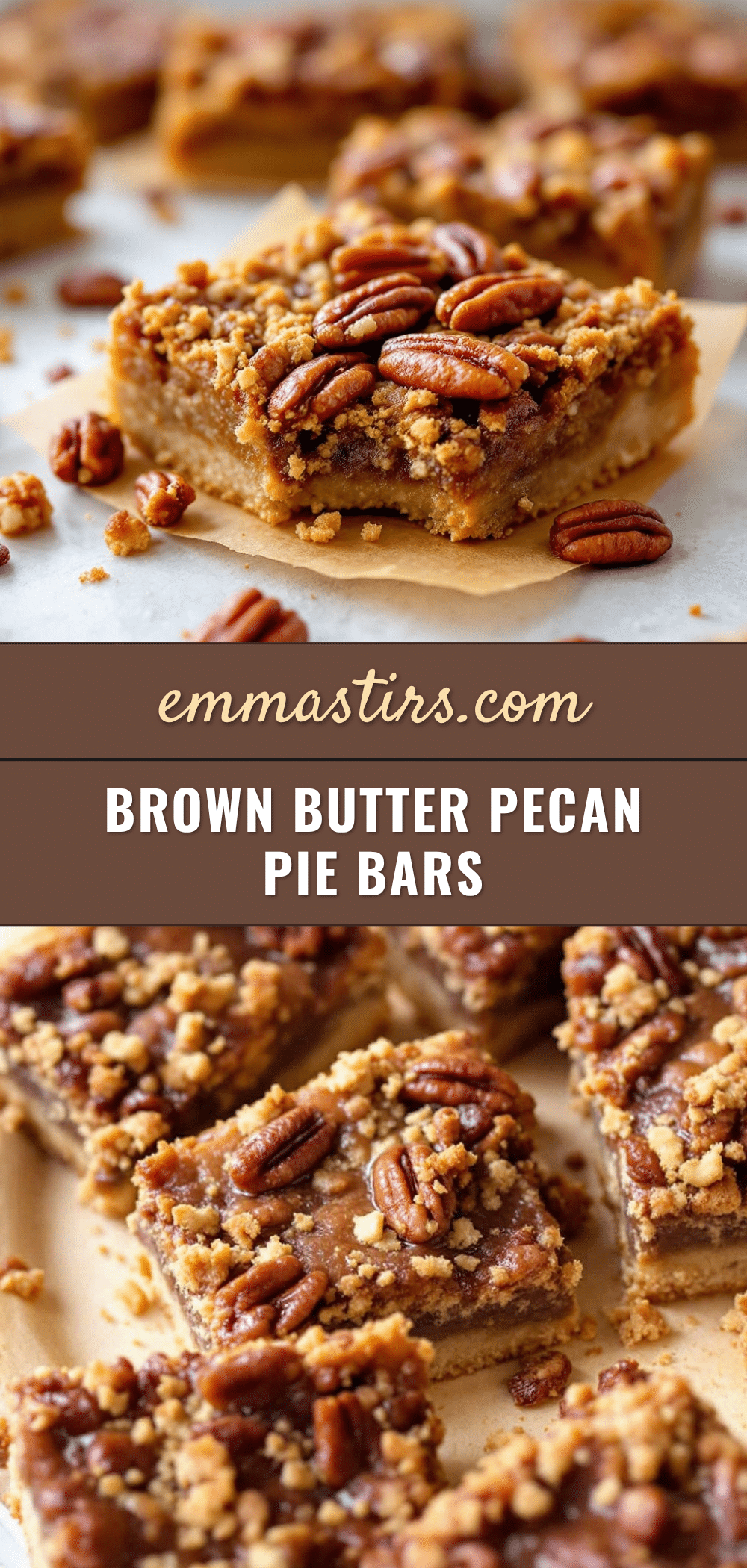 brown butter pecan pie bars recipe