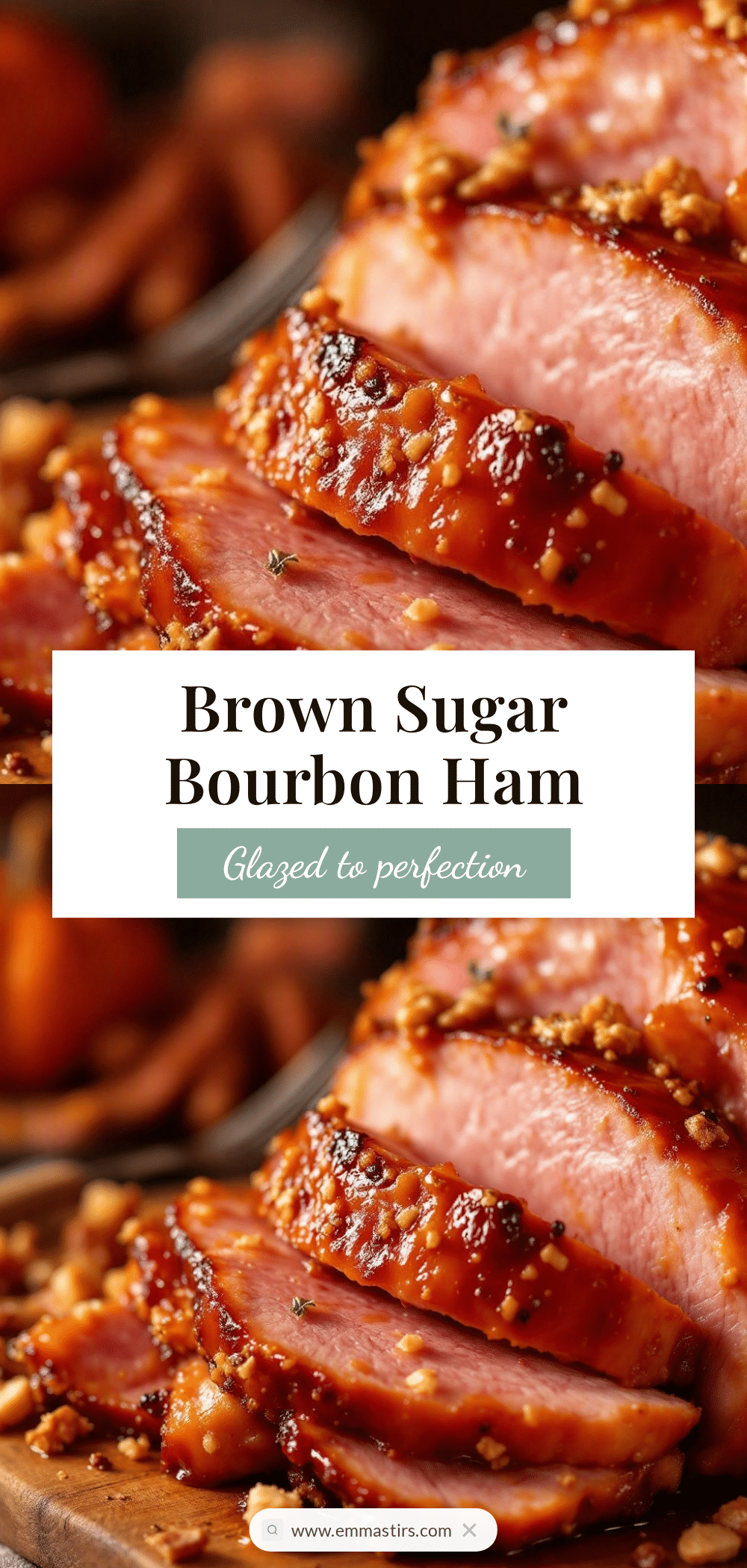brown sugar bourbon glazed ham recipe
