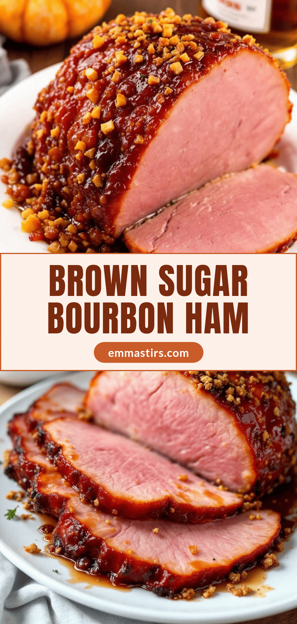 brown sugar bourbon glazed ham recipe