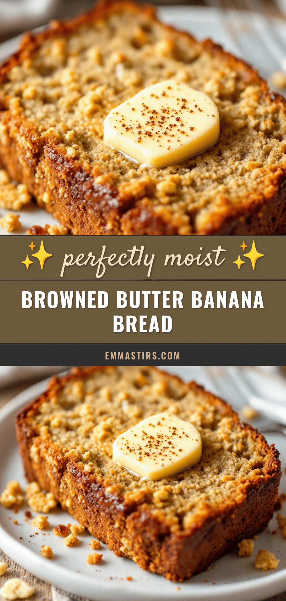 browned butter banana bread recipe