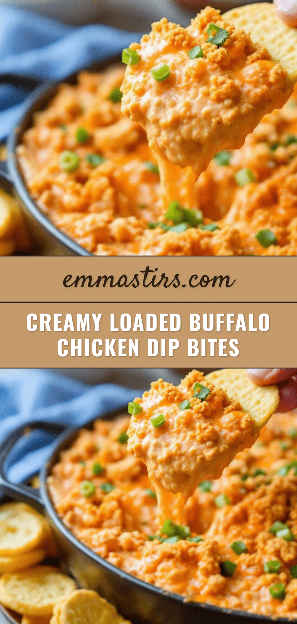 buffalo chicken dip bites recipe