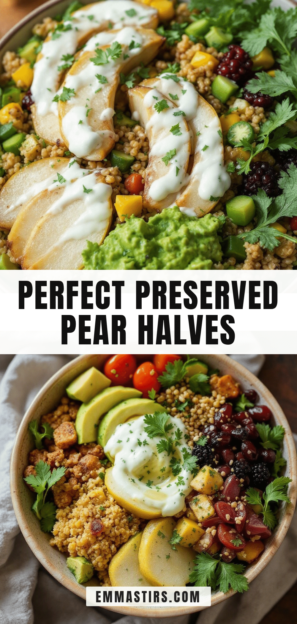 canned pear halves in light syrup recipe
