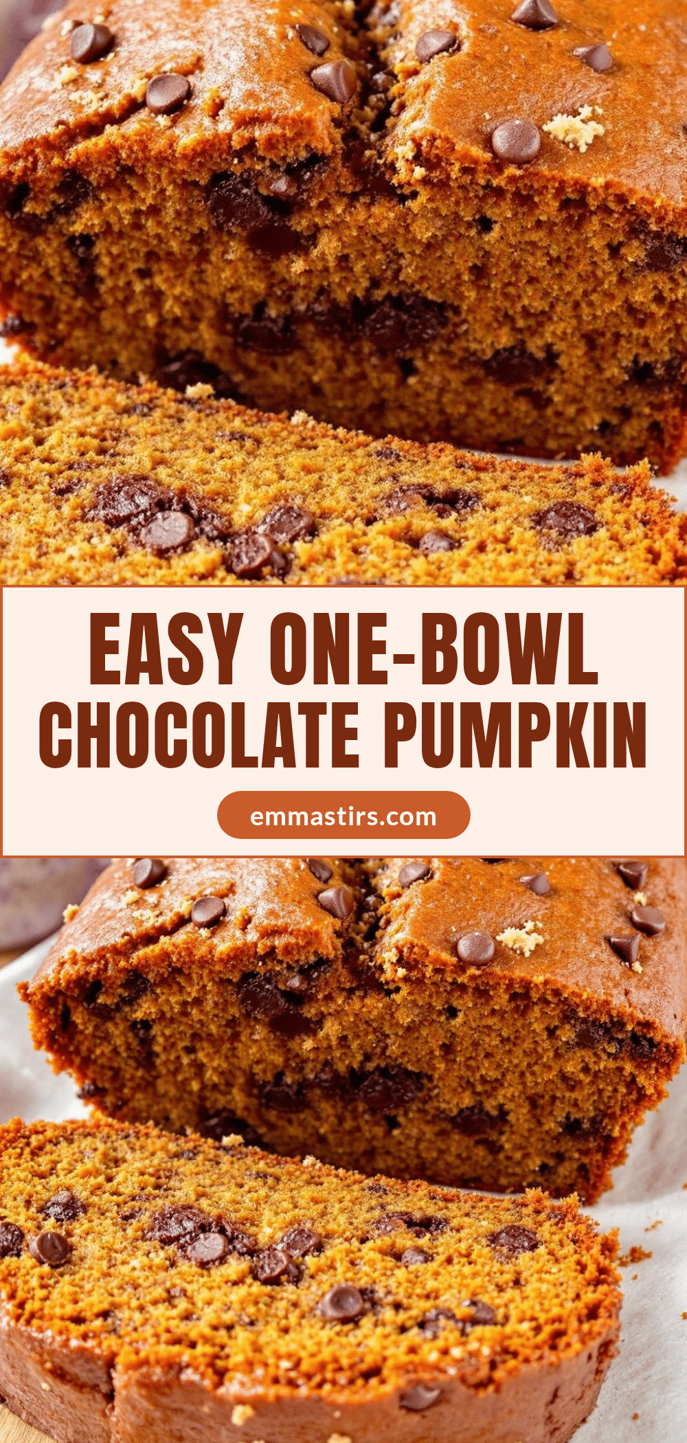 chocolate chip pumpkin bread recipe