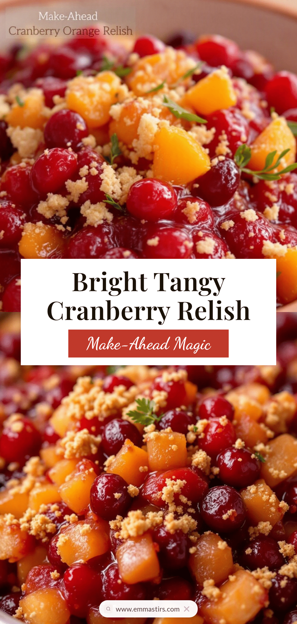 cranberry orange relish recipe