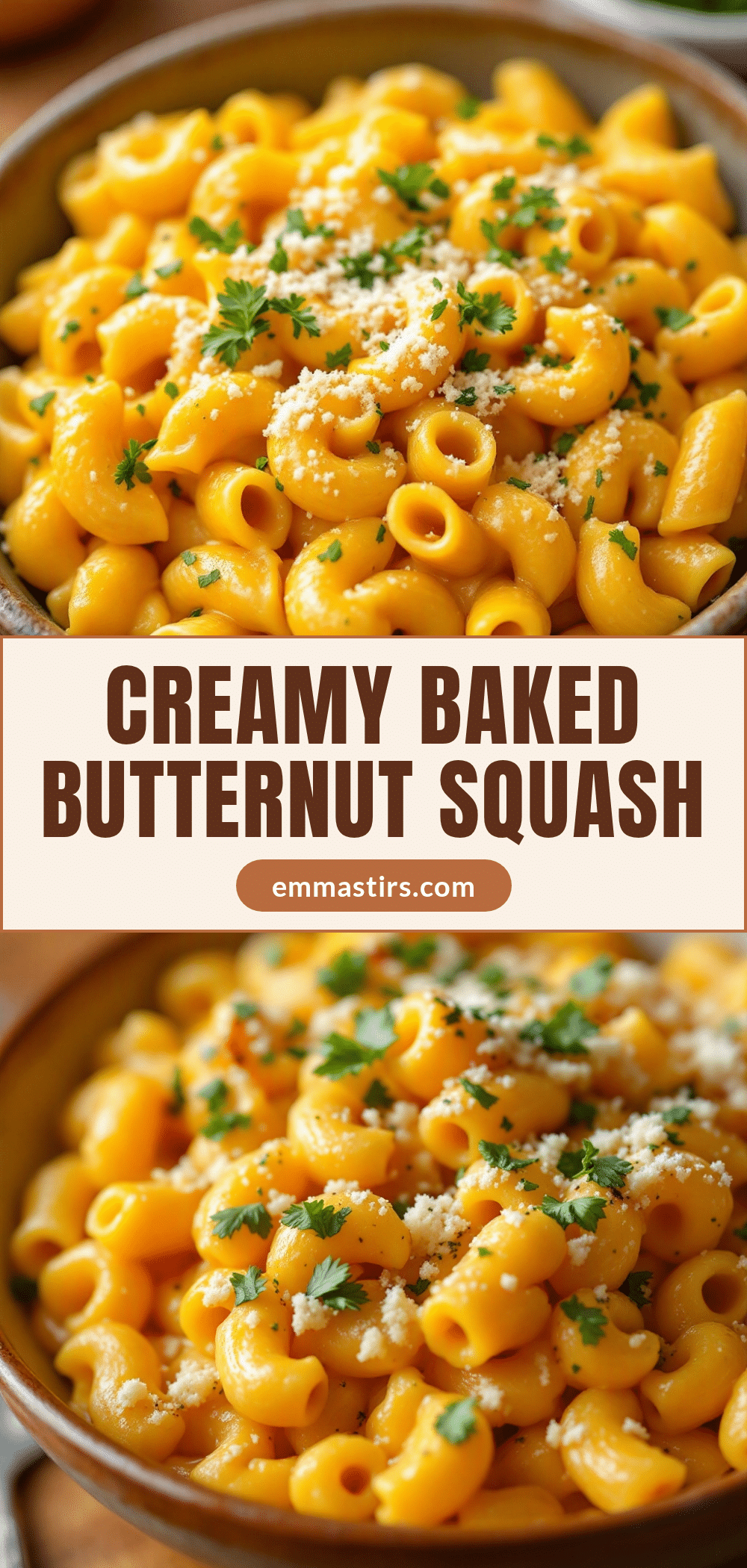 creamy baked butternut squash mac and cheese recipe