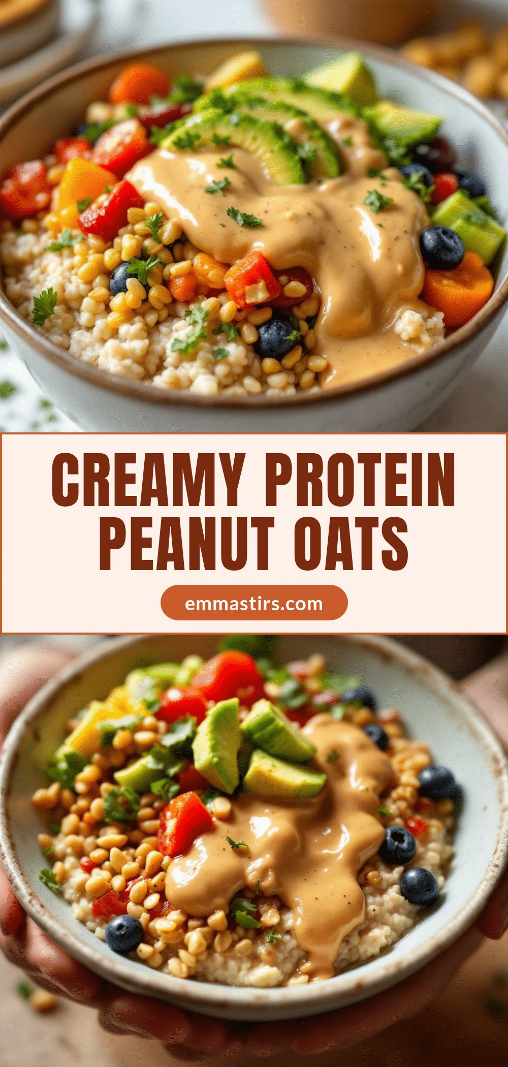 creamy high-protein peanut butter overnight oats recipe
