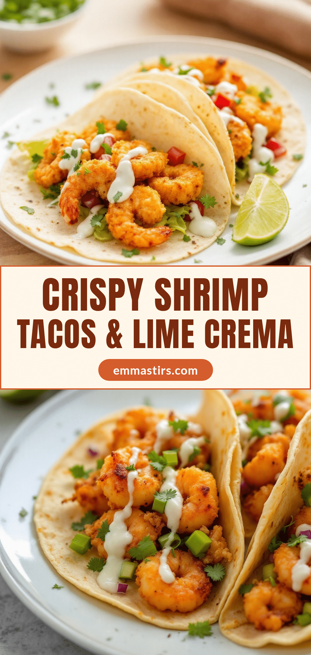 crispy air fryer shrimp tacos recipe