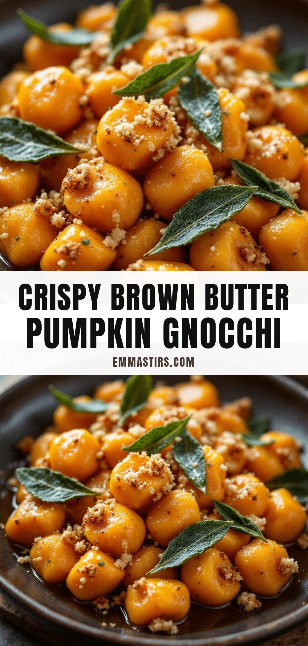crispy brown butter pumpkin gnocchi recipe