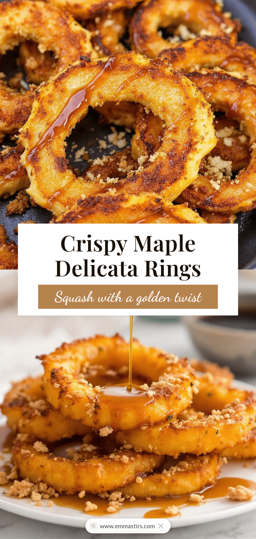 crispy delicata squash rings recipe