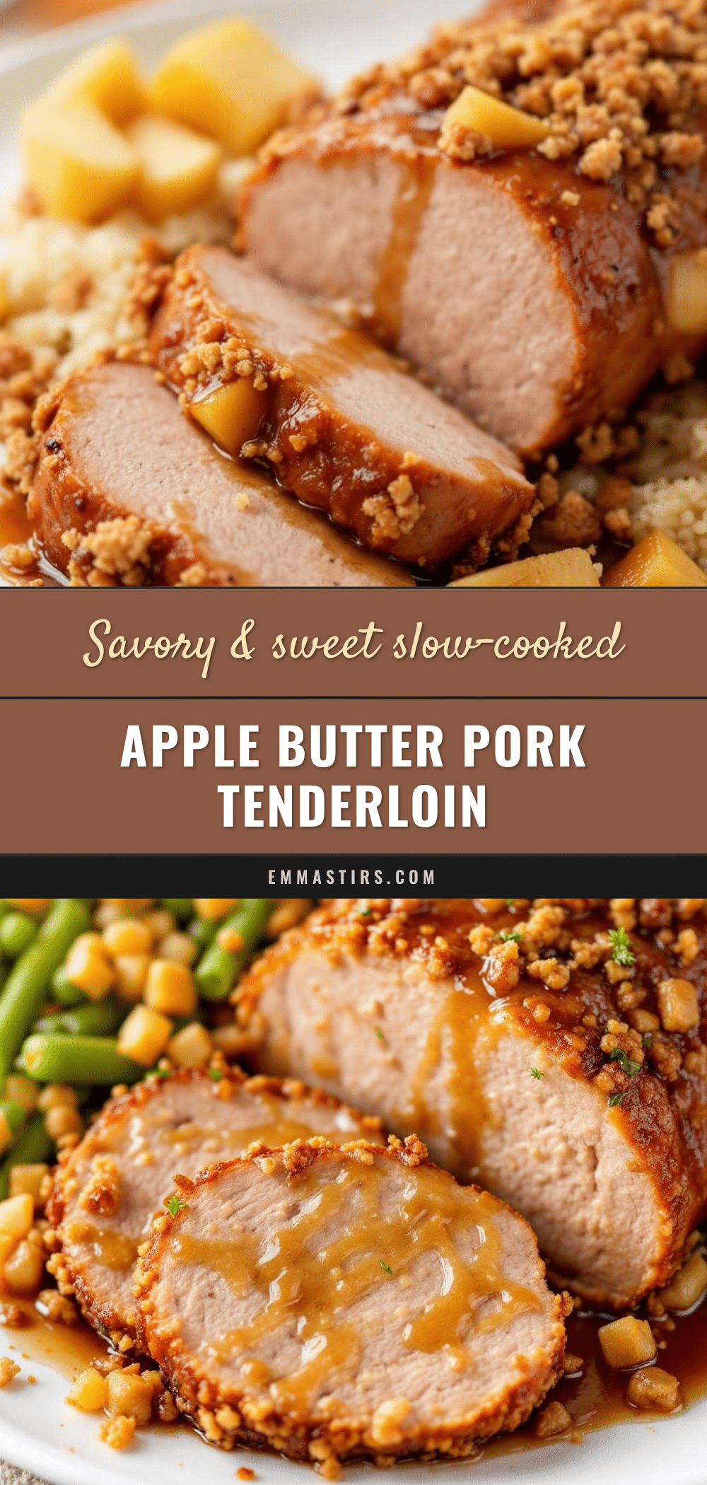 crockpot apple butter pork tenderloin recipe