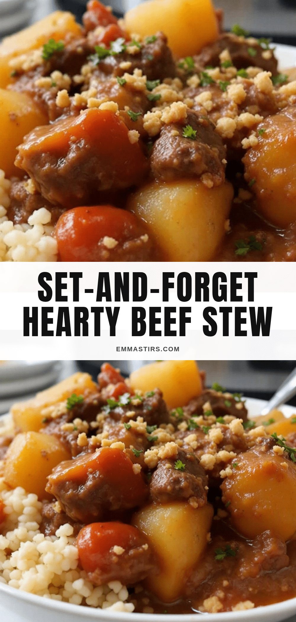 crockpot beef and potato stew recipe
