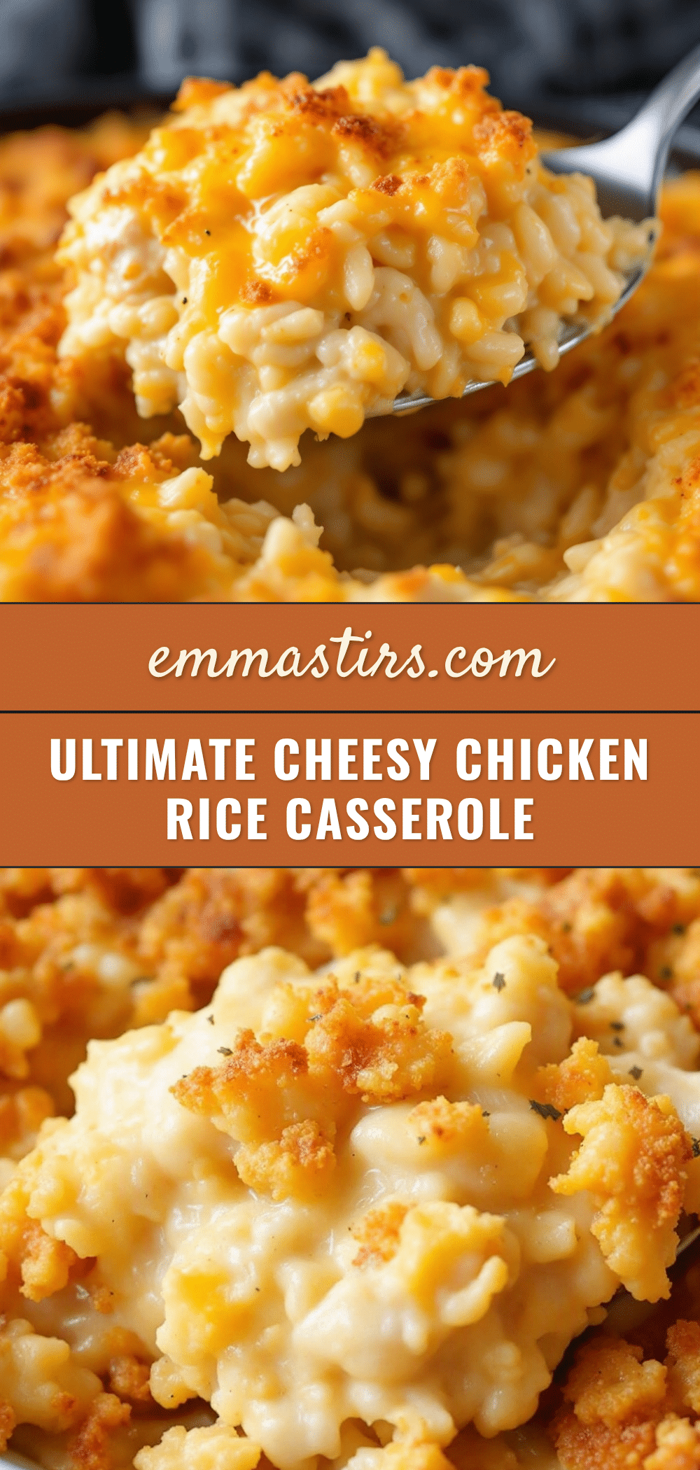 easy cheesy chicken and rice casserole recipe