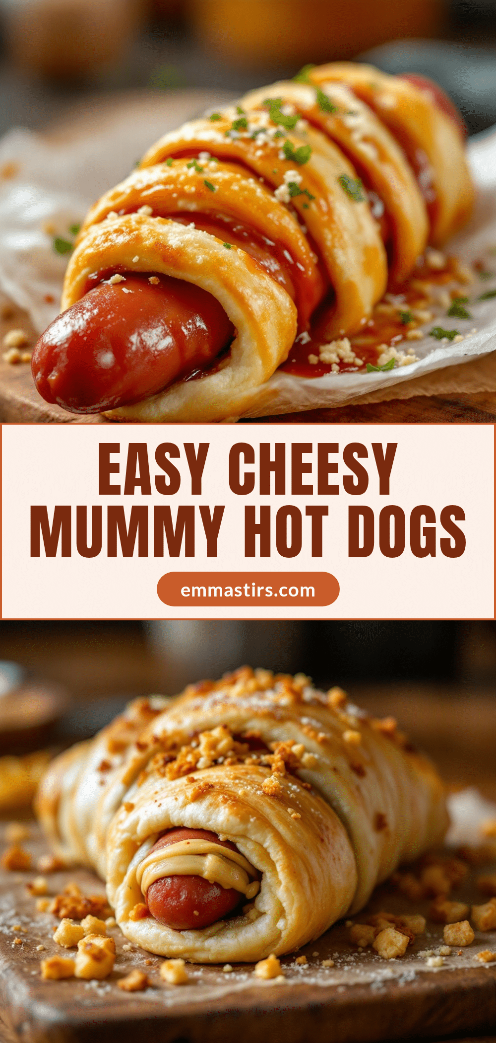 easy mummy hot dogs recipe