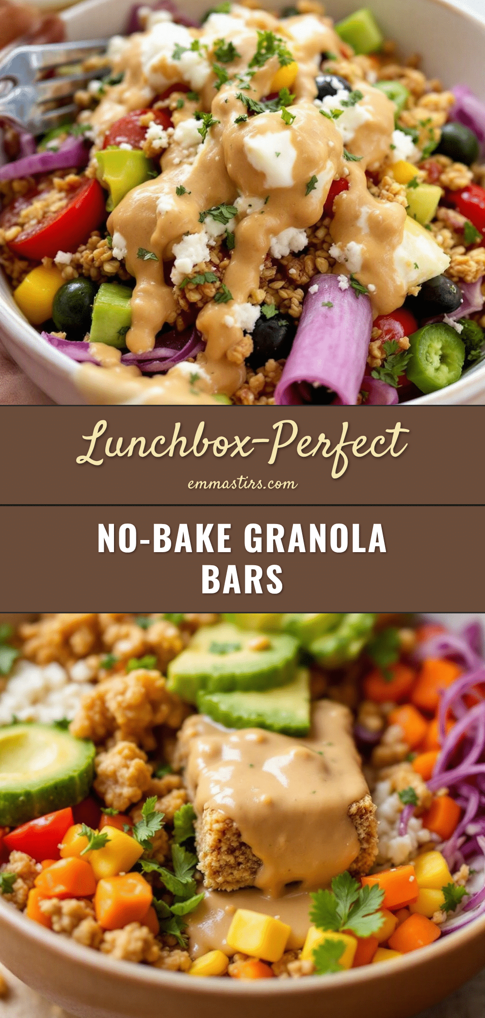 Easy No-Bake Peanut Butter Granola Bars for Lunchboxes recipe