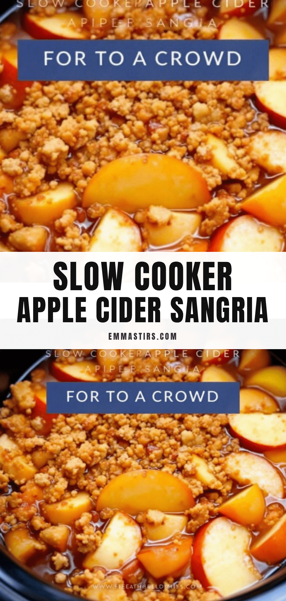 easy slow cooker apple cider sangria for a crowd recipe