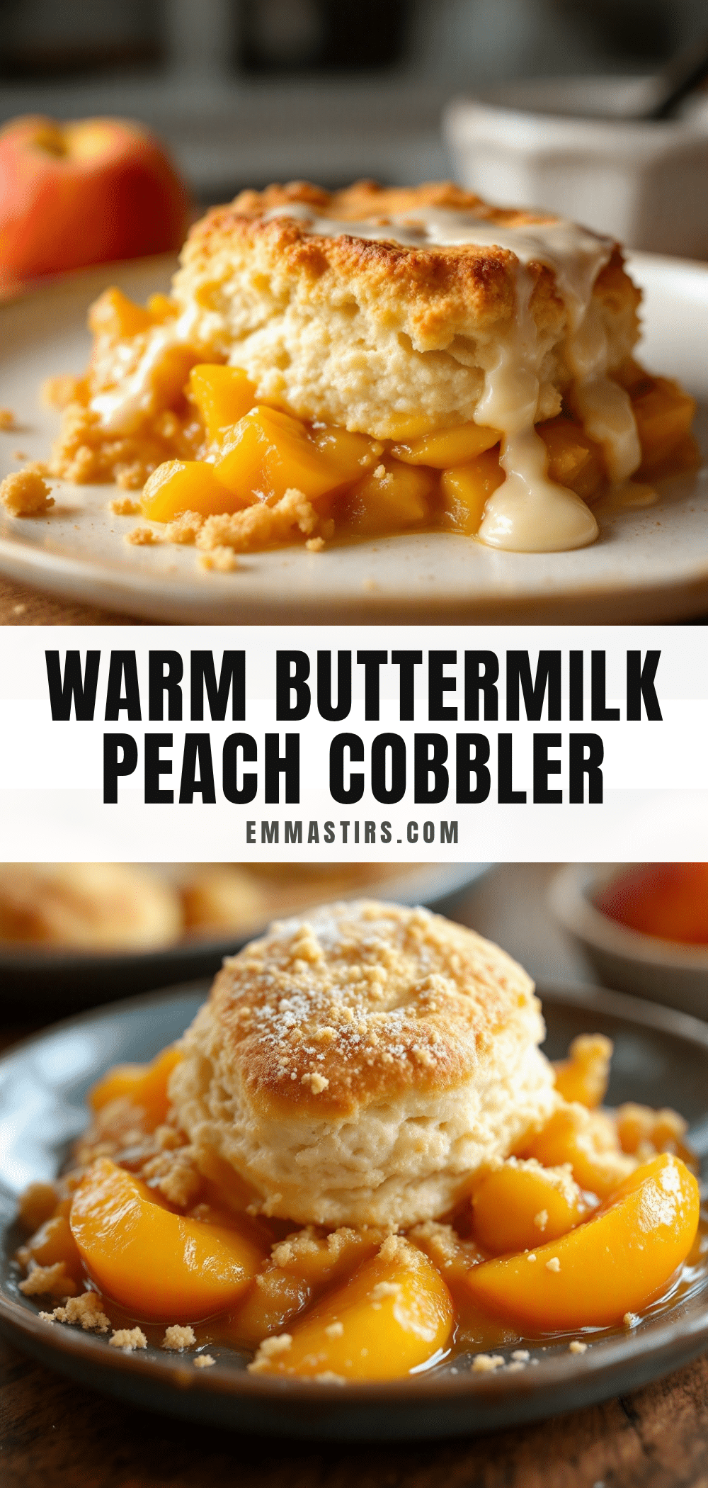 fresh peach cobbler recipe