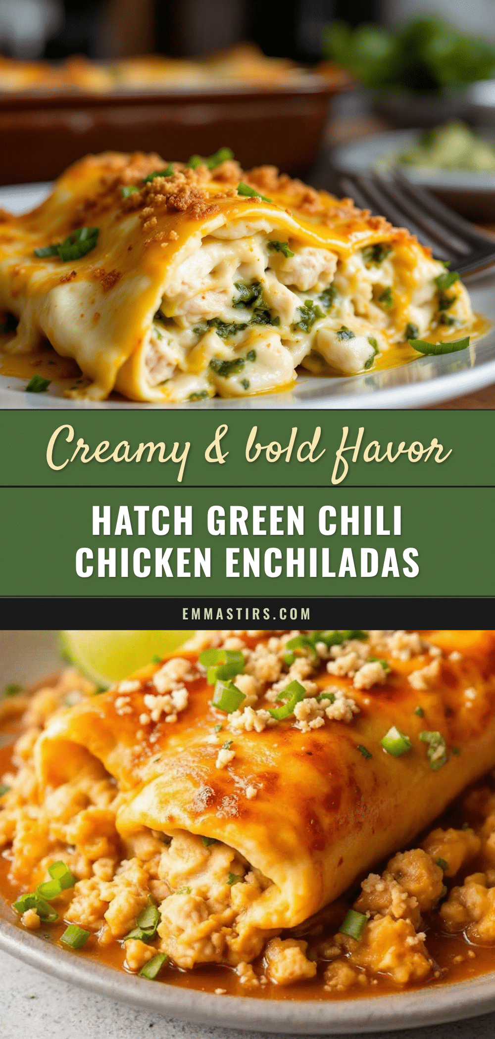 hatch green chile chicken enchiladas recipe