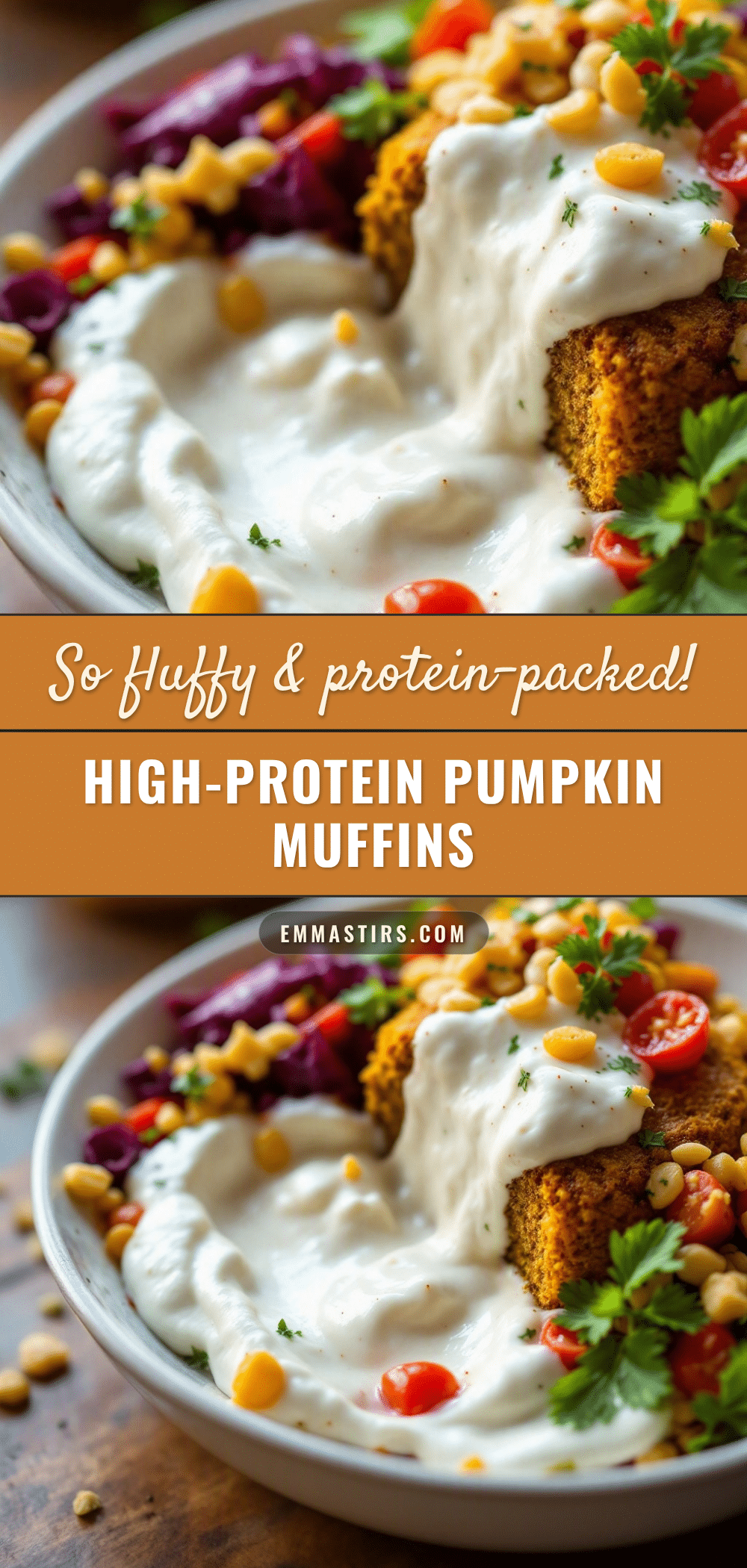 healthy high-protein pumpkin muffins recipe