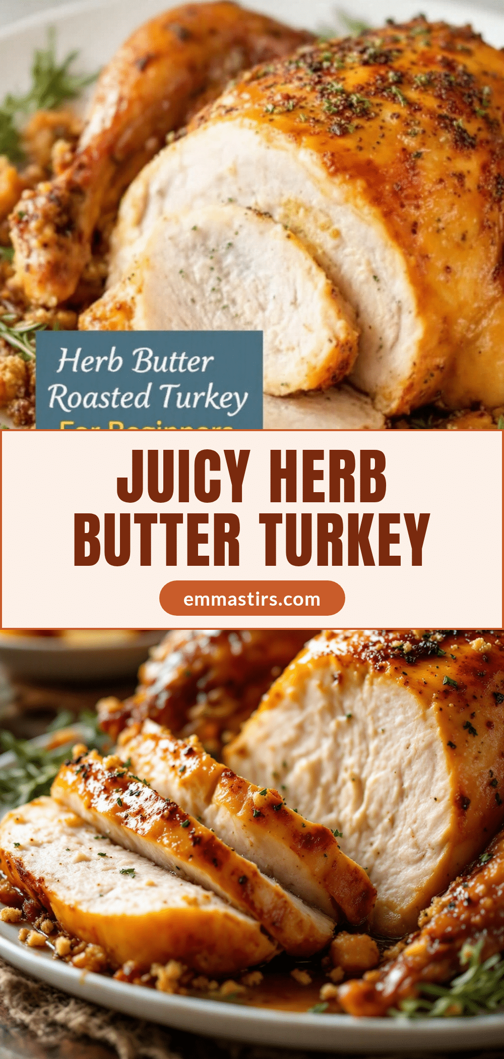 herb butter roasted turkey recipe