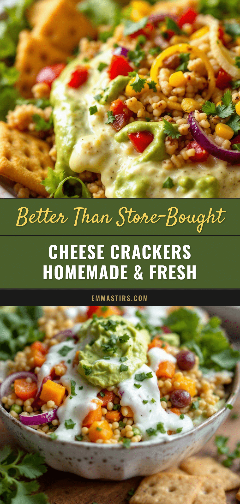 homemade cheese crackers recipe