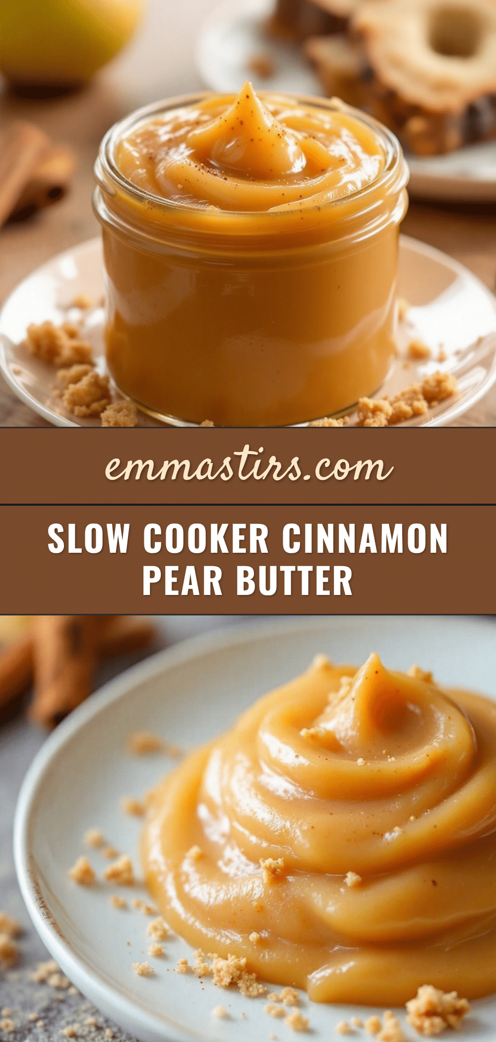 homemade cinnamon sugar pear butter recipe