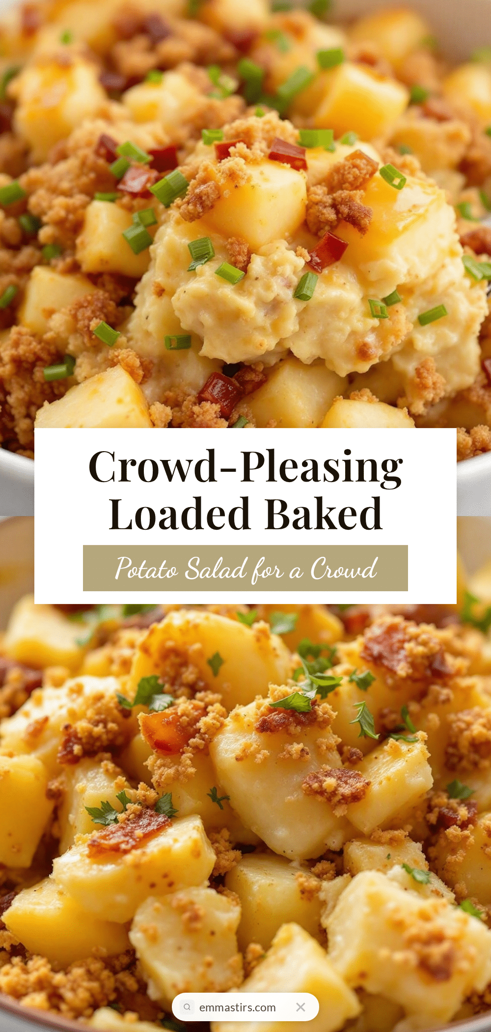 loaded baked potato salad for a crowd recipe