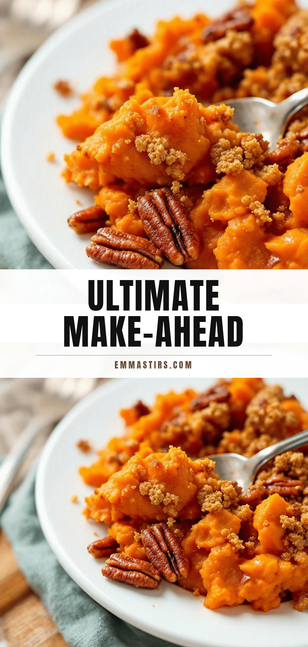 make-ahead sweet potato casserole recipe