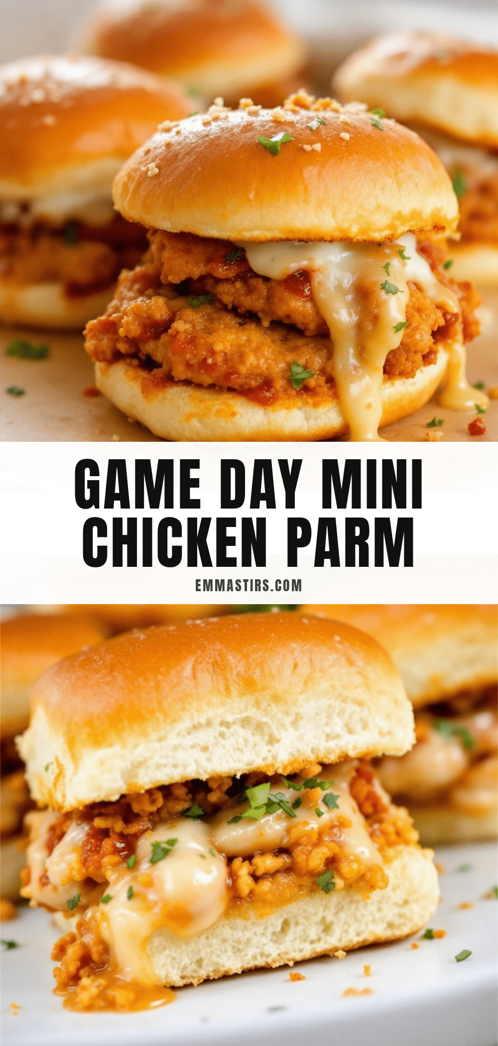 mini chicken parm sliders recipe